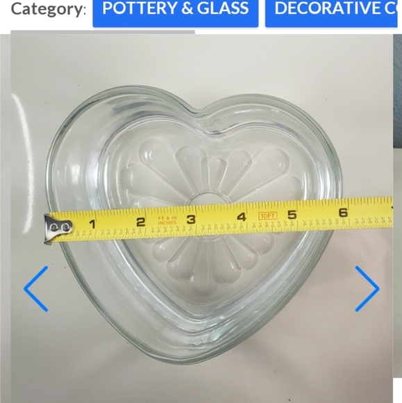 Gift idea? Heart collection crystal vase, dishes and more - Picture 8 of 10